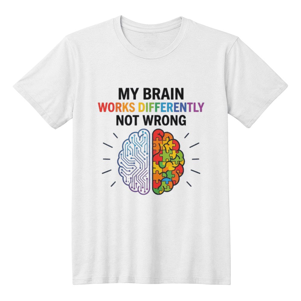 My Brain Works Differently Not Wrong - Savvyclark